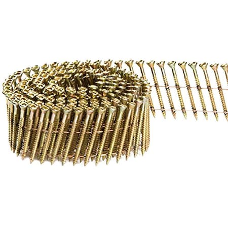 Fasco Pneumatic Nail, 2-1/4 in L, Electro Galvanized, 15 Degrees SCWC713FVEG